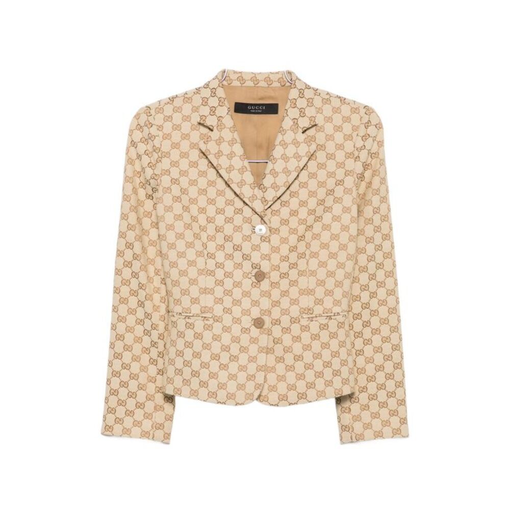 Gucci Women Gg Cototn Jacket